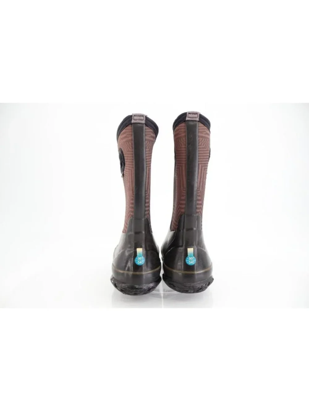 Bogs Winter Boots Toddler Boys 13 Black Geometric Waterproof Insulated Snow Rain